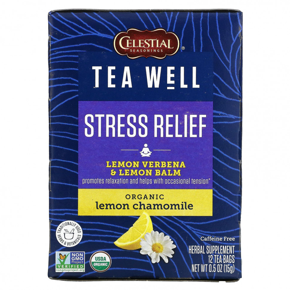   Celestial Seasonings, Stress Relief,    ,   ,  , 12    1,2  (0,06 )    -     -,    