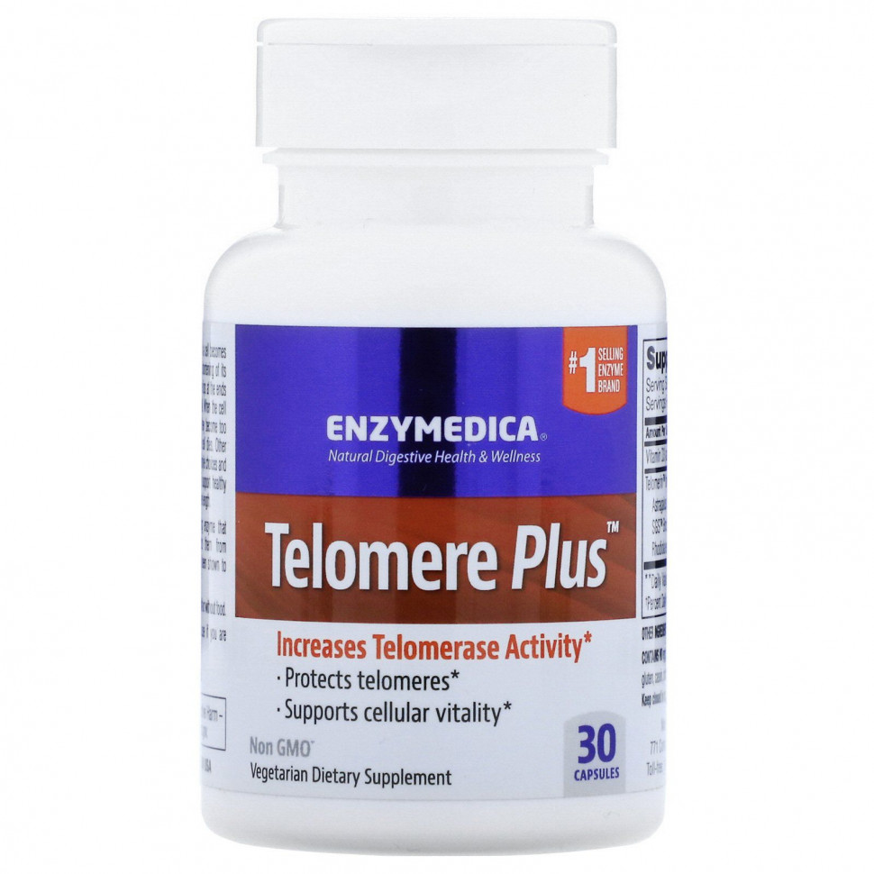   Enzymedica, Telomere Plus, 30     -     -,    