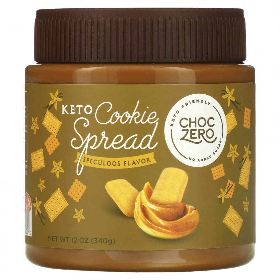   ChocZero, Keto Cookie Spread, Speculoos, 340  (12 )    -     -,    