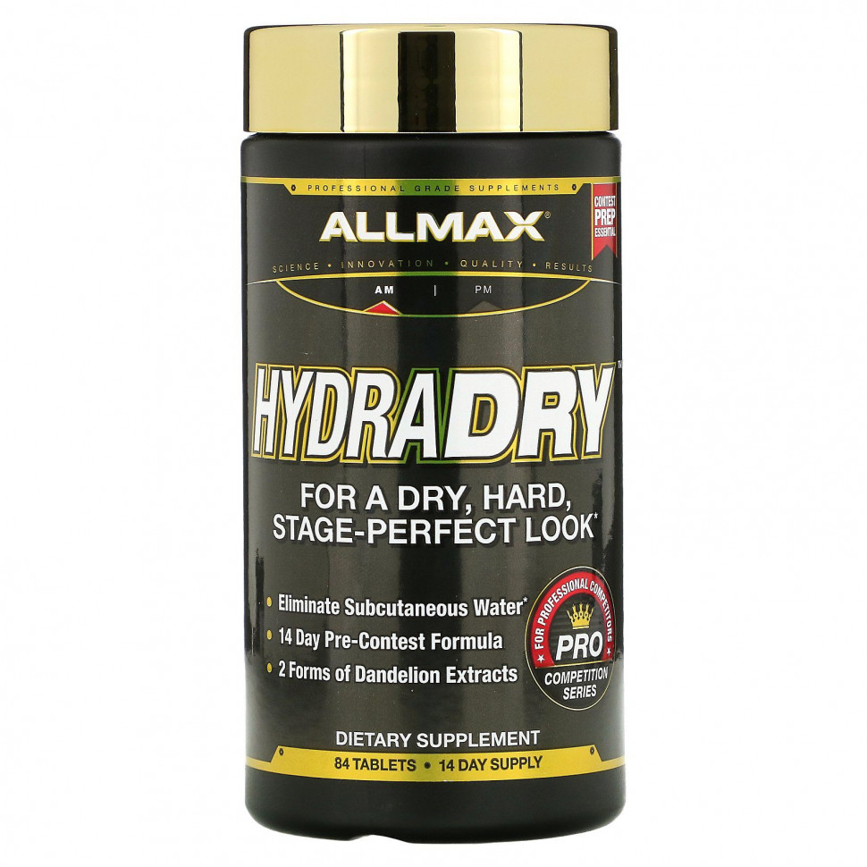   ALLMAX Nutrition, HydraDRY, 84 Tablets    -     -,    