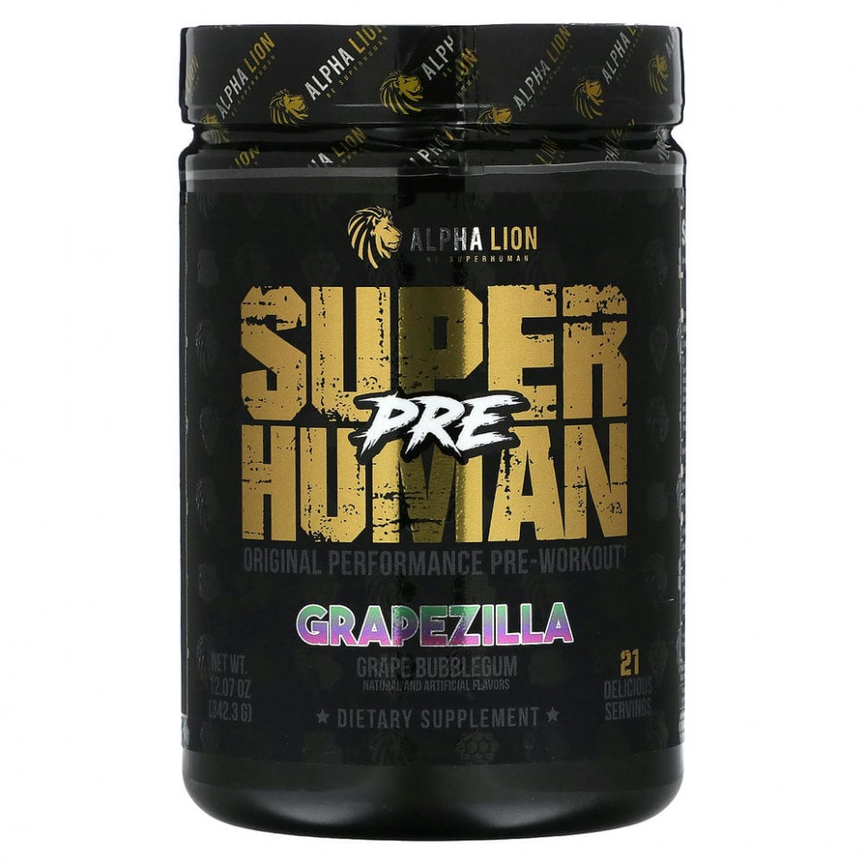   ALPHA LION, SuperHuman Pre, Grapezilla,  , 342,3  (12,07 )    -     -,    