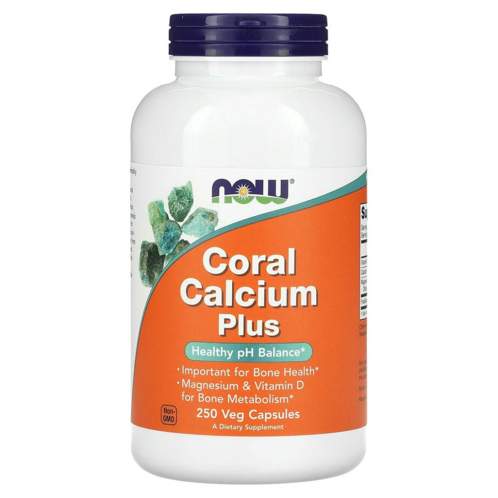   NOW Foods, Coral Calcium Plus, 250      -     -,    