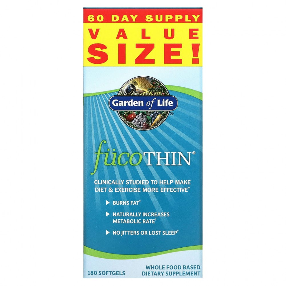   Garden of Life, FucoThin,    , 180       -     -,    