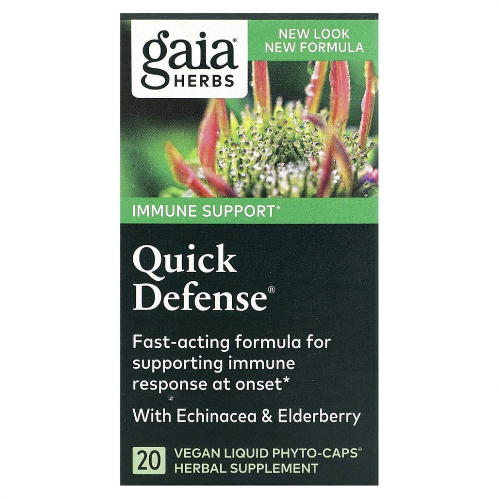   Gaia Herbs, Quick Defense, 20       -     -,    