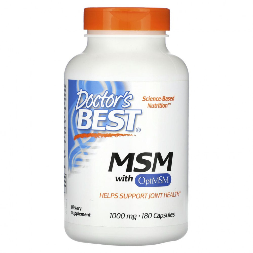   Doctor's Best,   OptiMSM, 1000 , 180     -     -,    