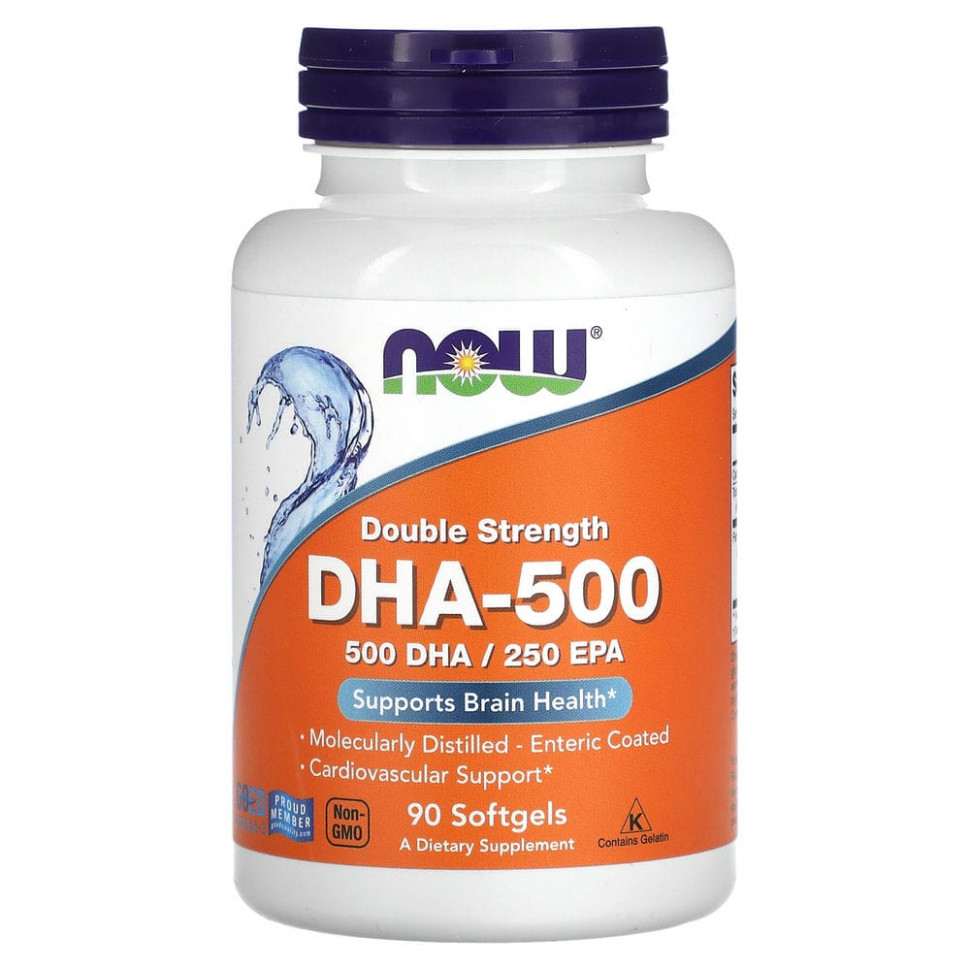   NOW Foods,   DHA-500,  , 90      -     -,    