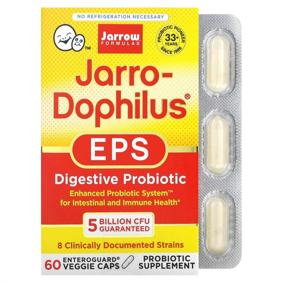   Jarrow Formulas, Jarro-Dophilus EPS,  , 5 , 60   Enteroguard    -     -,    