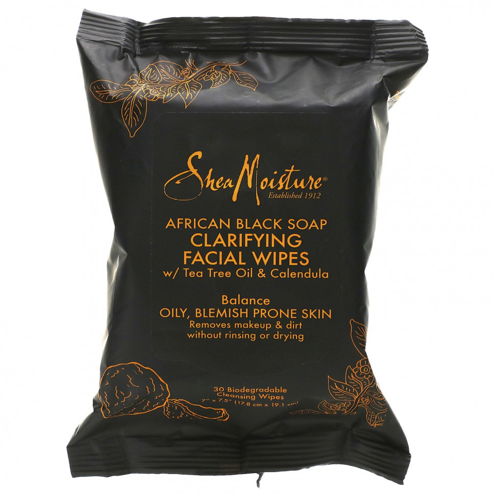   SheaMoisture, African Black Soap,    , 30     -     -,    