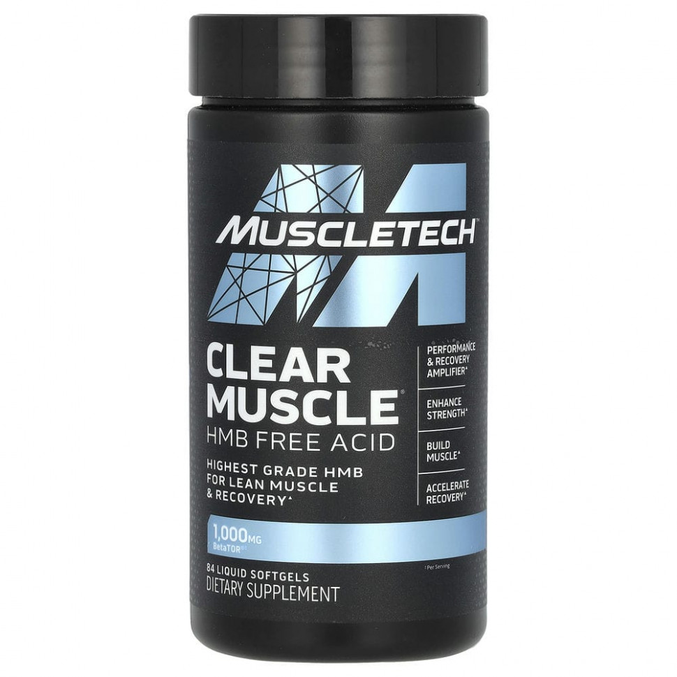   Muscletech, Clear Muscle, HMB,  , 84       -     -,    