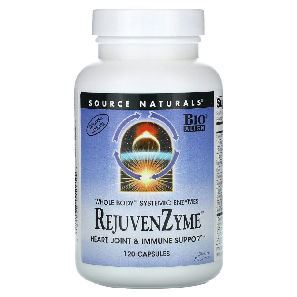   Source Naturals, RejuvenZyme, 120     -     -,    