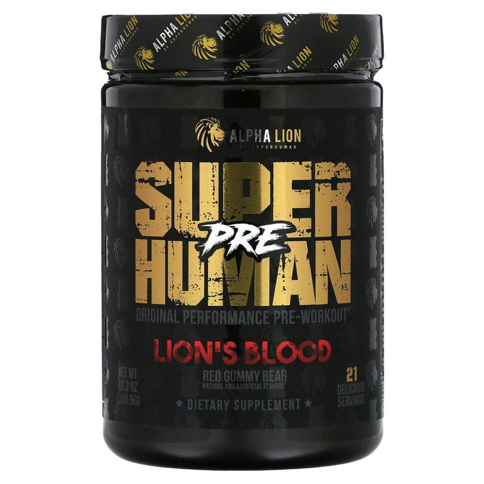   ALPHA LION, SuperHuman Pre, Lion's Blood,   , 346,5  (12,2 )    -     -,    