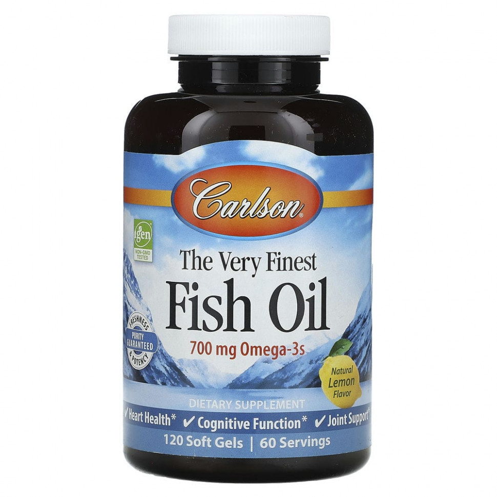   Carlson, The Very Finest Fish Oil,  , 700 , 120      -     -,    