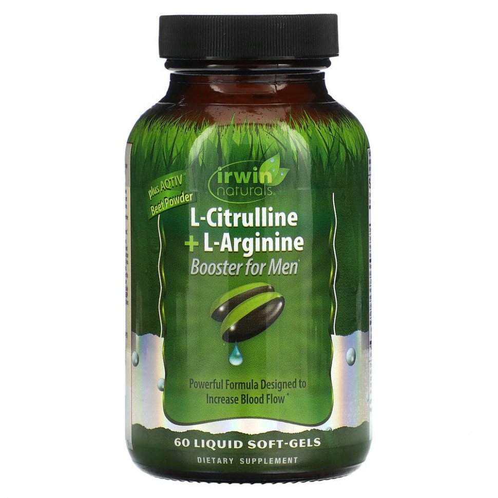   Irwin Naturals, L- + L-,   , 60      -     -,    