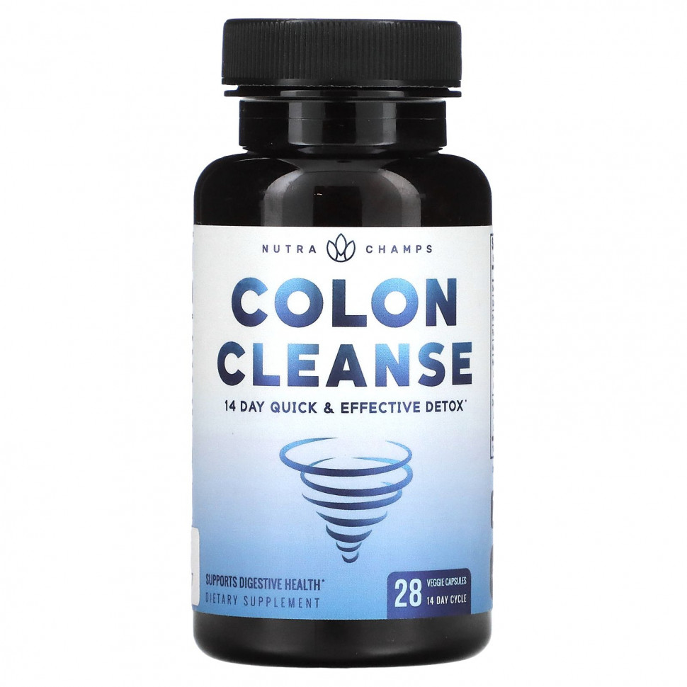   NutraChamps, Colon Cleanse, 28      -     -,    