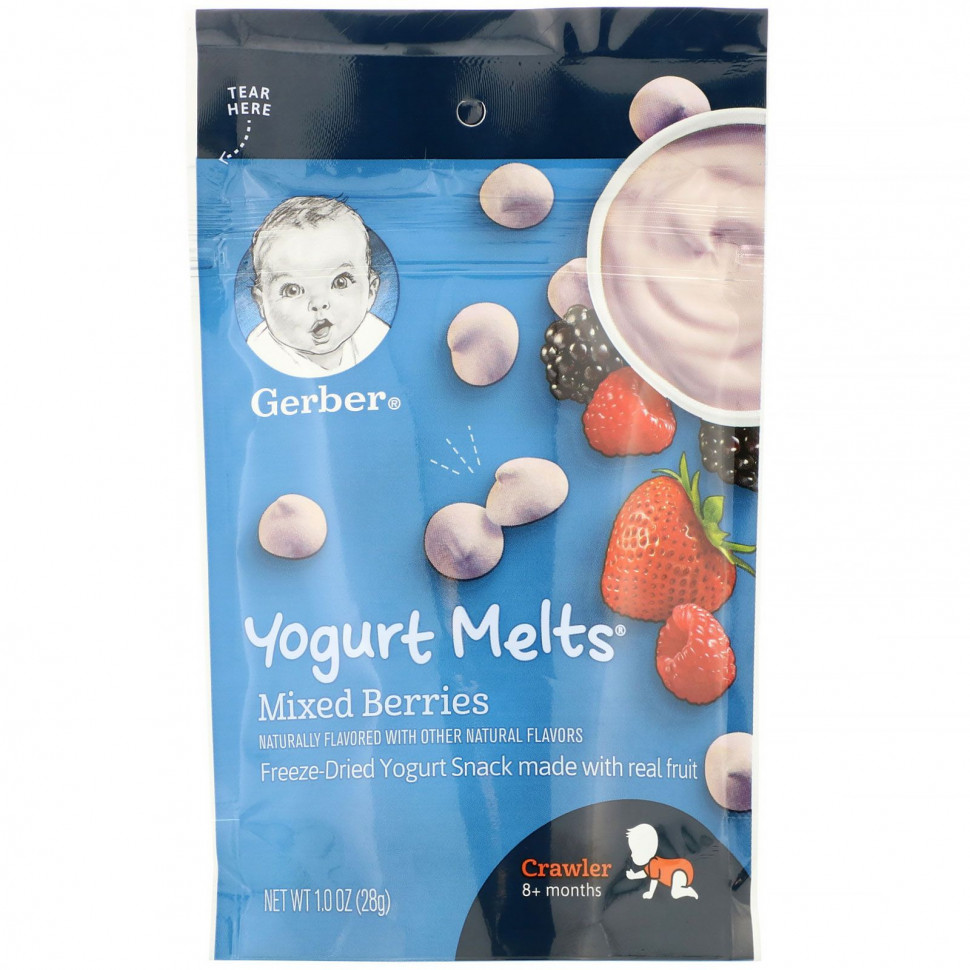   Gerber, Graduates, Yogurt Melts,  8 ,  , 28  (1,0 )    -     -,    