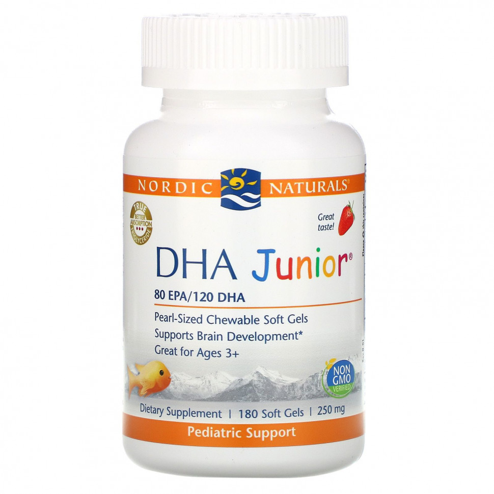   Nordic Naturals,  Junior, ,    3 , 62.5 , 180       -     -,    