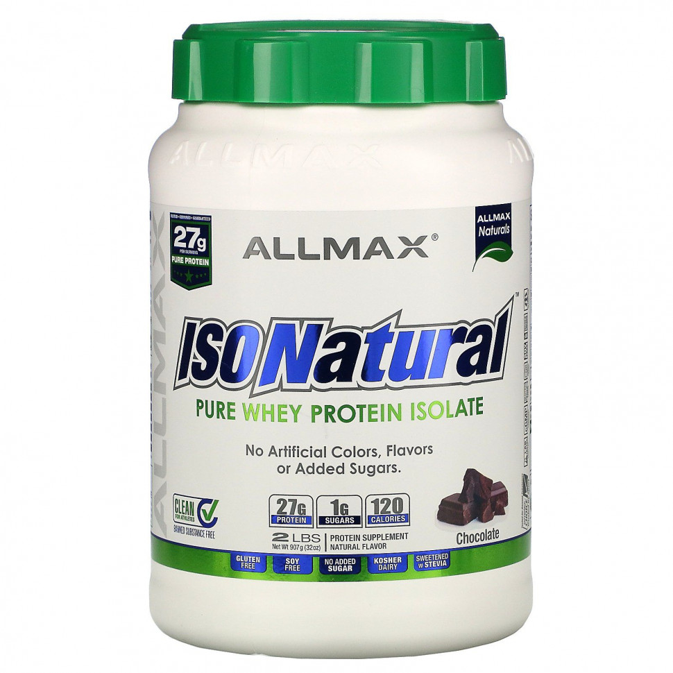   ALLMAX Nutrition, IsoNatural, 100% -    , , 2  (907 )    -     -,    