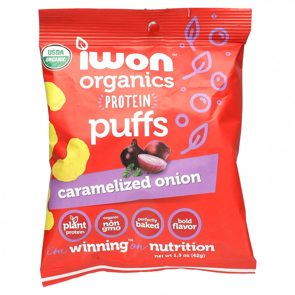   IWON Organics, Organics Protein Puffs,  , 8   42  (1,5 )    -     -,    