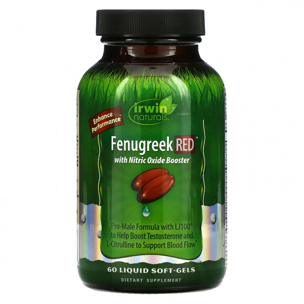   Irwin Naturals,  RED    , 60      -     -,    