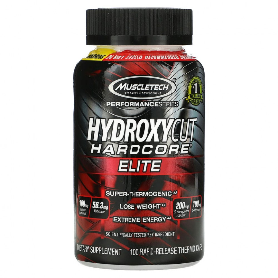   Hydroxycut,  Performance, Hydroxycut Hardcore, Elite, 100        -     -,    