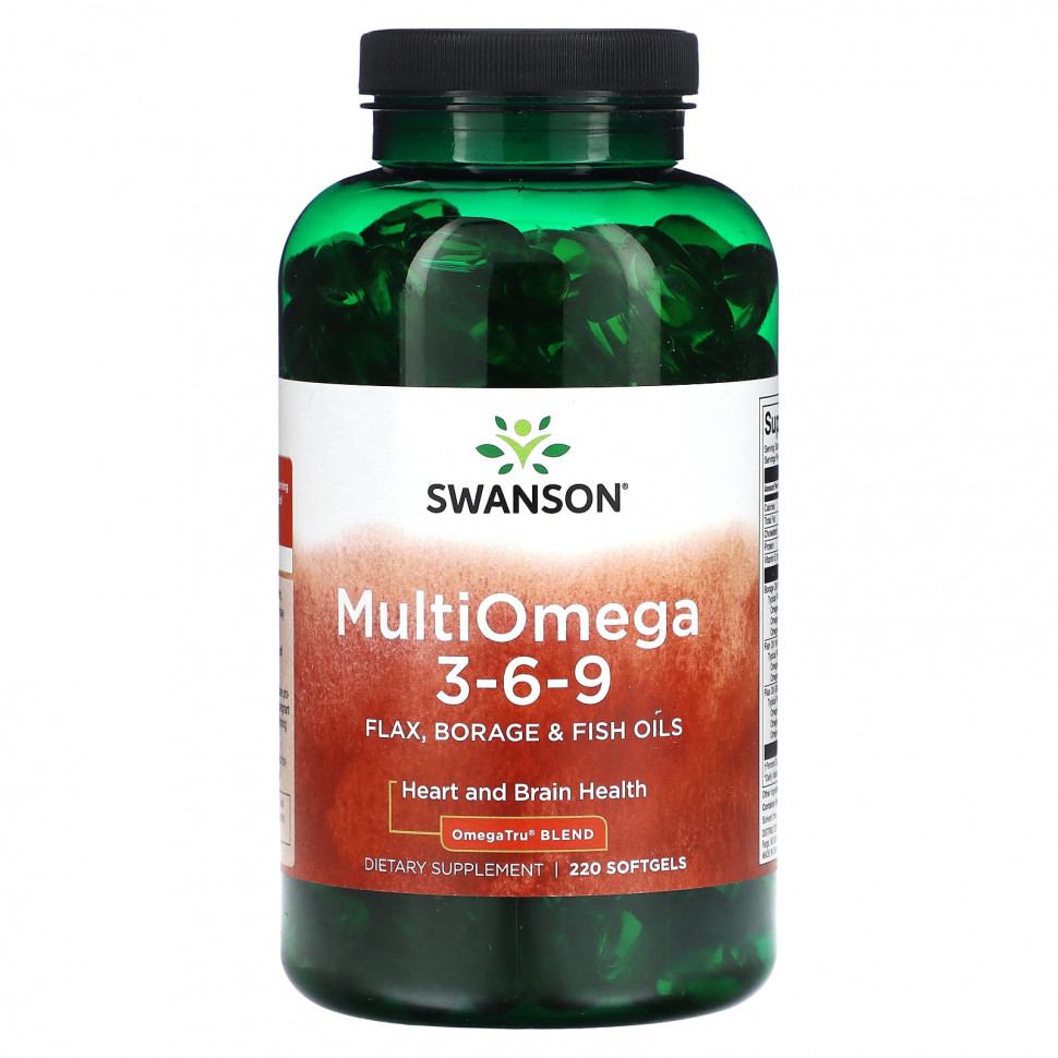   Swanson, Multi Omega 3-6-9`` 220      -     -,    