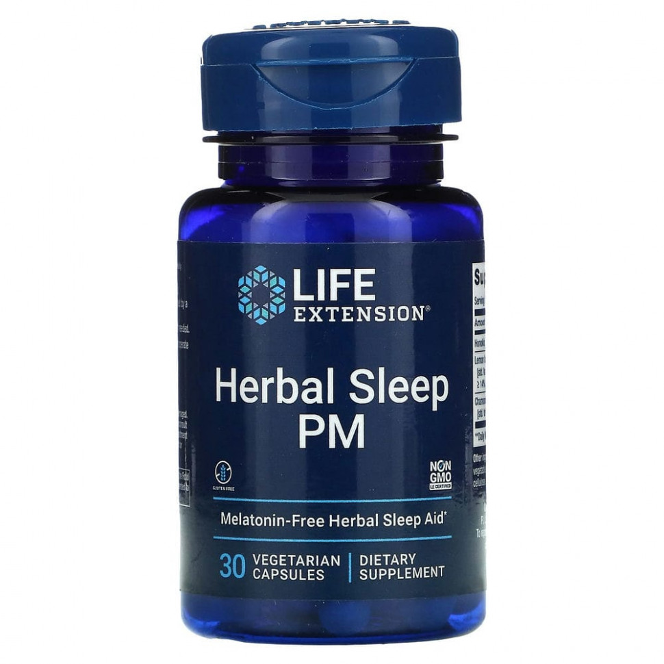   Life Extension, Herbal Sleep PM, 30      -     -,    