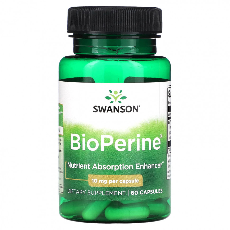   Swanson, BioPerine, 10 , 60     -     -,    