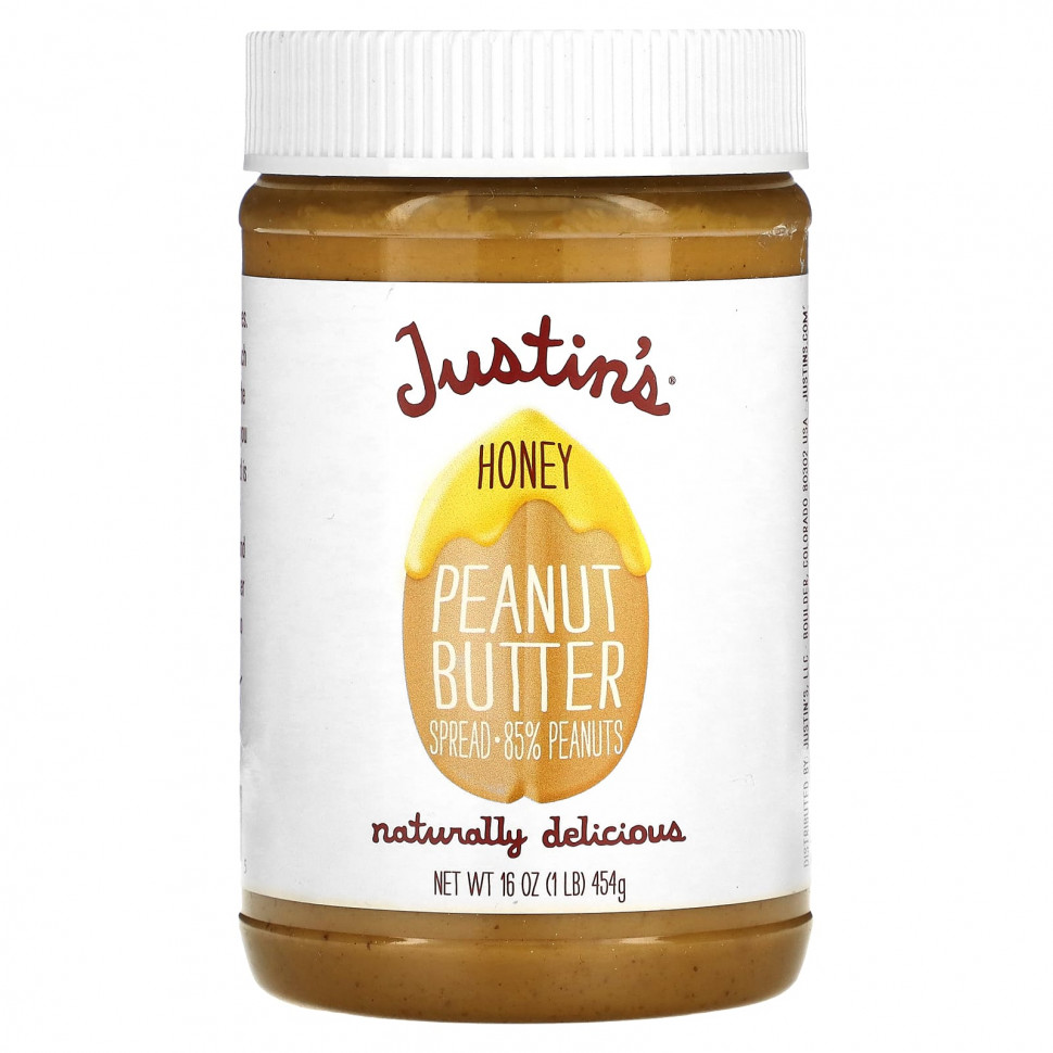   Justin's Nut Butter,    , 16  (454 )    -     -,    