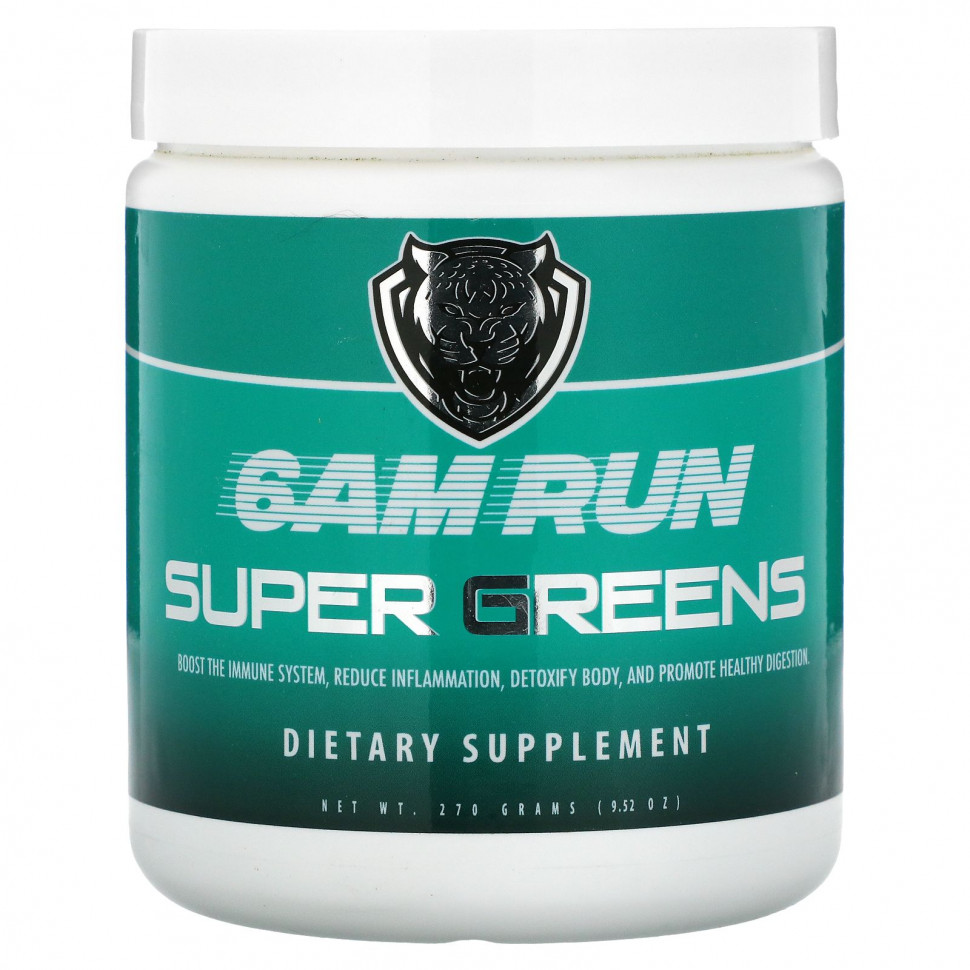   6AM Run, Super Greens, 270  (9,52 )    -     -,    