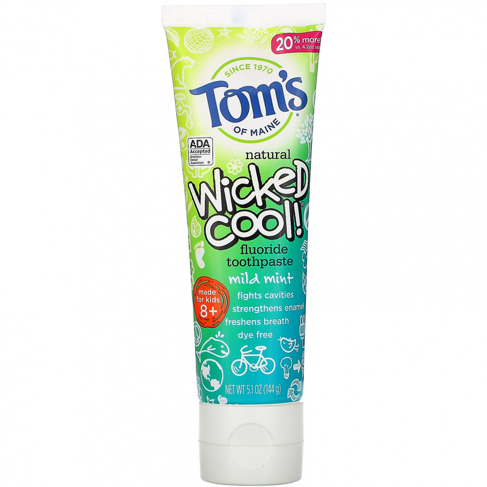   Tom's of Maine, Wicked Cool !,     ,    8 ,  , 144  (5,1 )    -     -,    