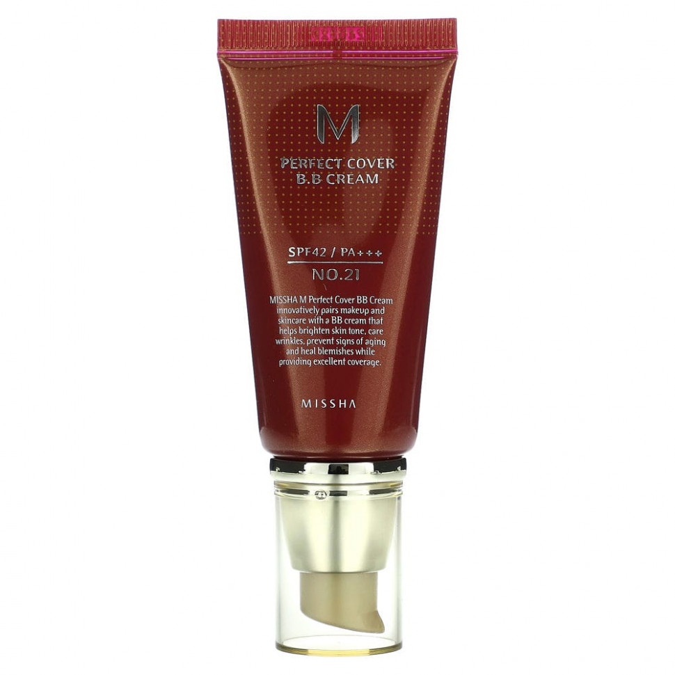   Missha, M Perfect Cover, BB-, SPF 42 PA+++,  21 -, 50  (1,7 )    -     -,    