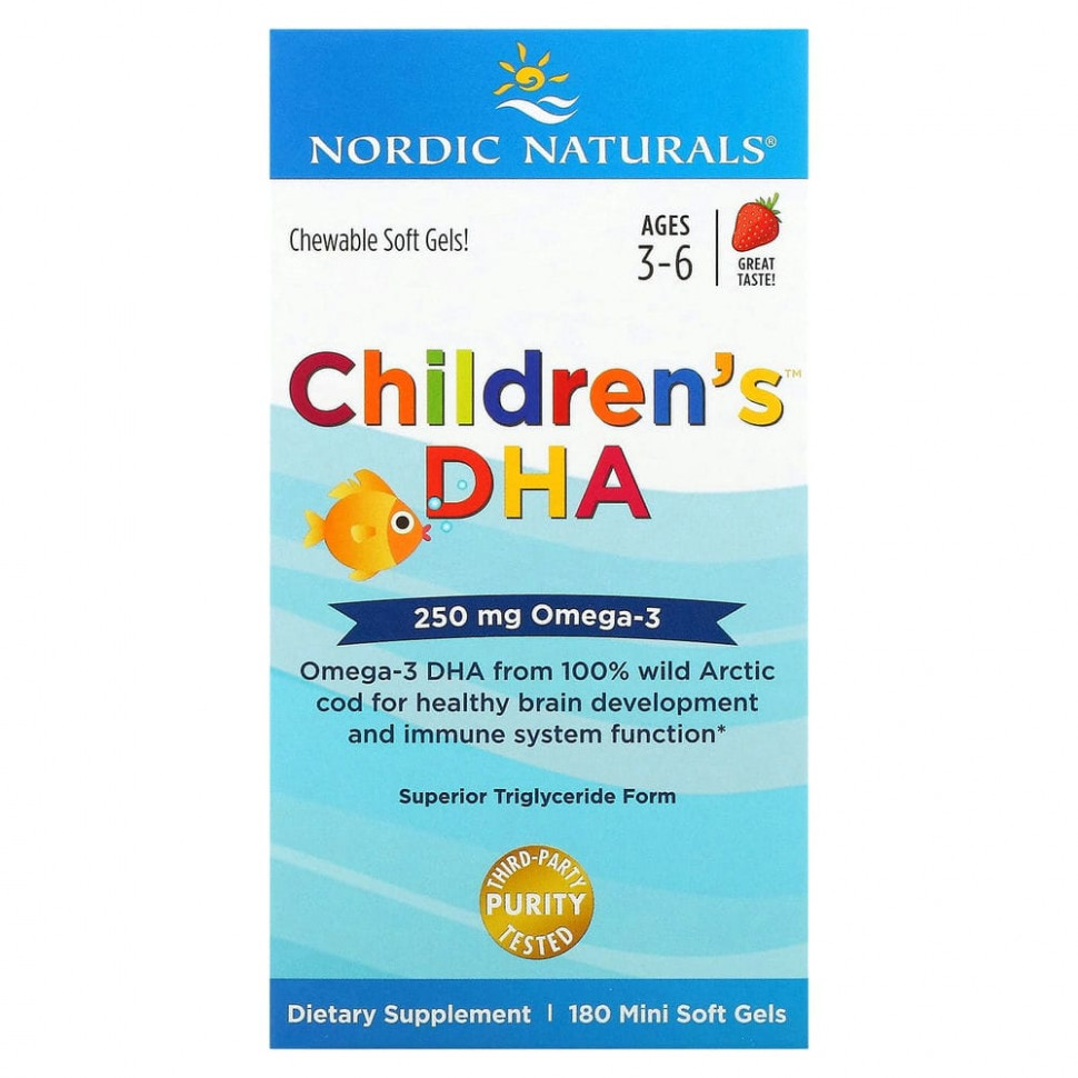   Nordic Naturals, Children's DHA,   ,   ,   36 , 250 , 180 -    -     -,    