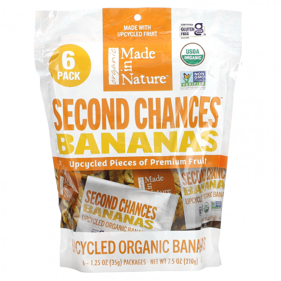   Made in Nature, Second Chances Bananas,   , 6   35  (1,25 )    -     -,    