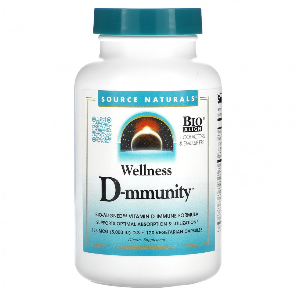   Source Naturals, Wellness D-mmunity, 125 , 120      -     -,    