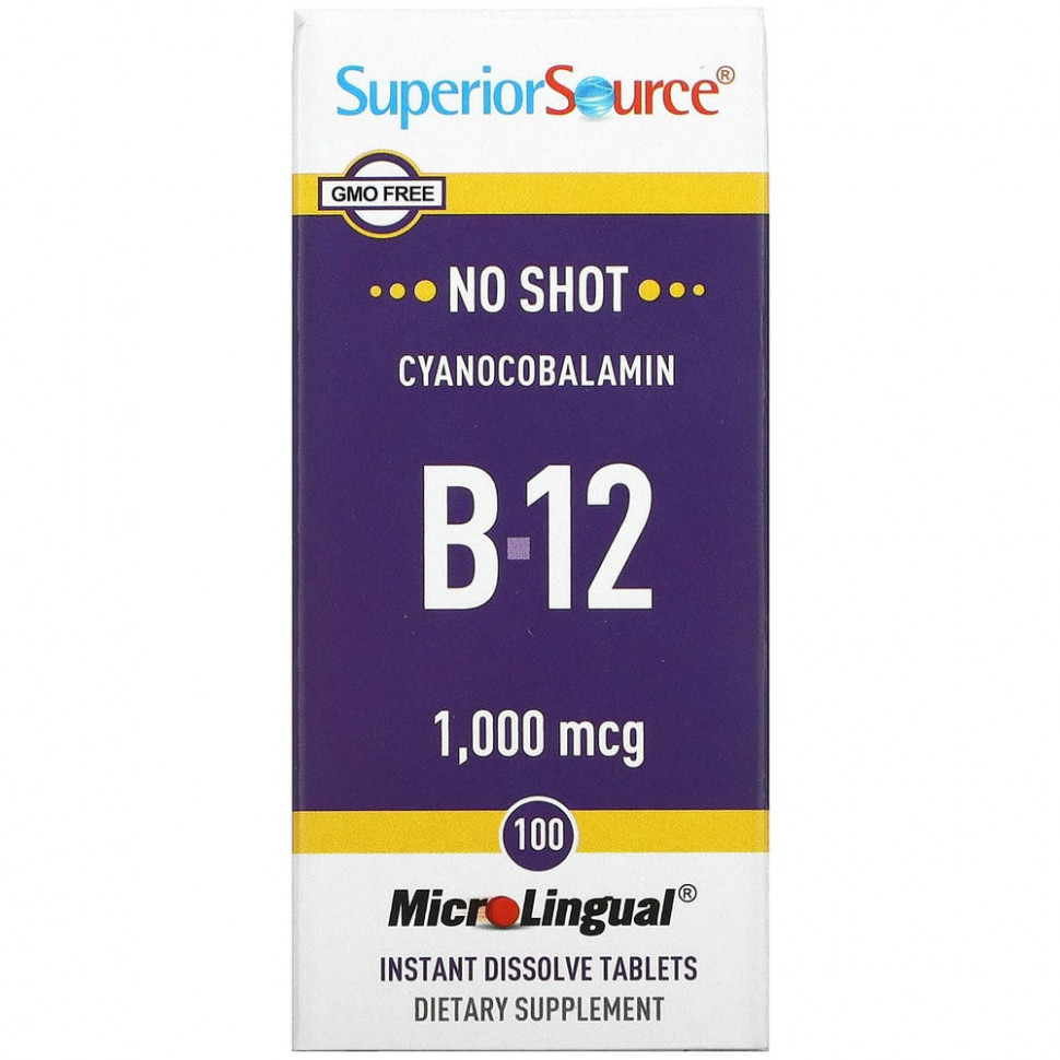   Superior Source,  B12, 1000 , 100     -     -,    