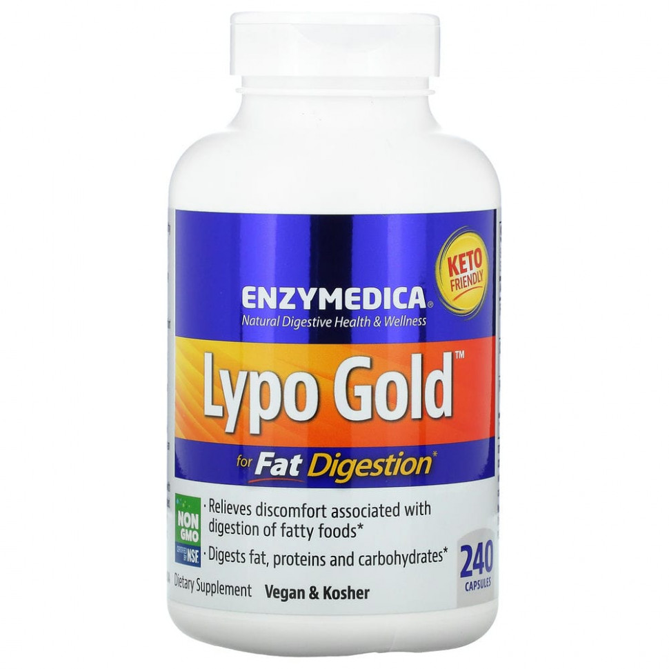   Enzymedica, Lypo Gold,    , 240     -     -,    