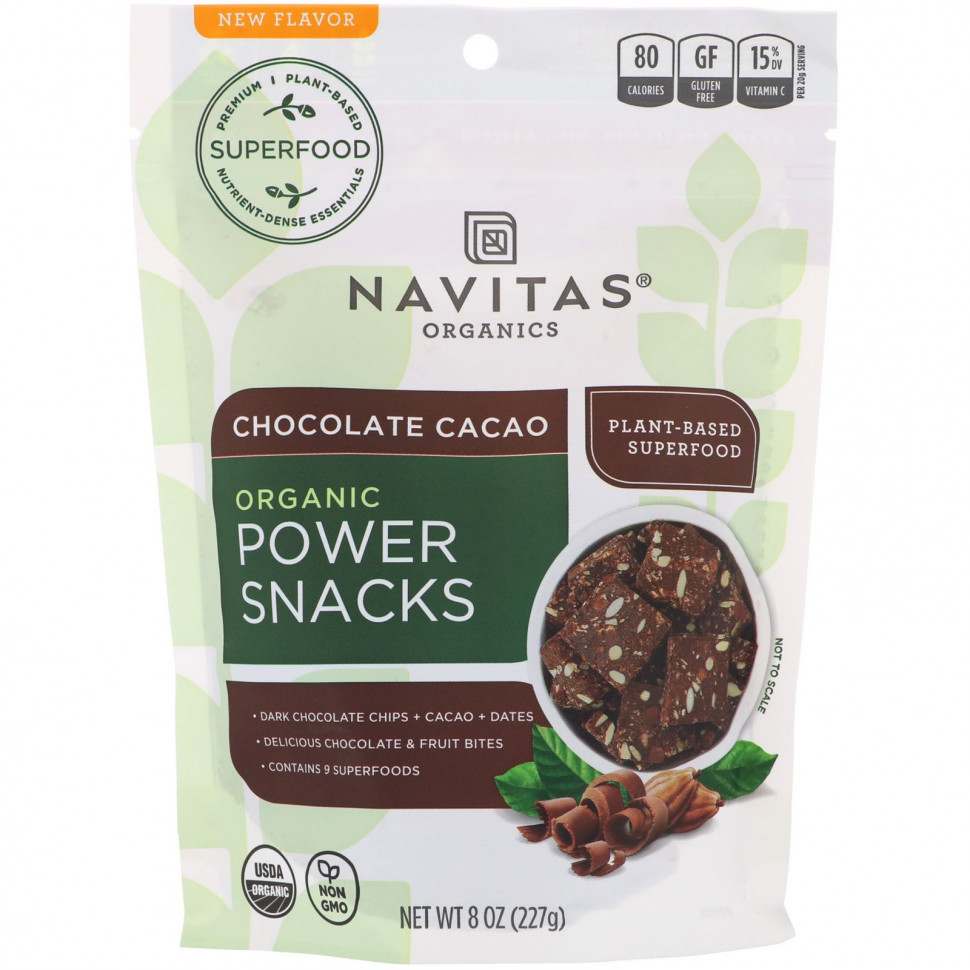   Navitas Organics, Power Snacks,  , 8  (227 )    -     -,    