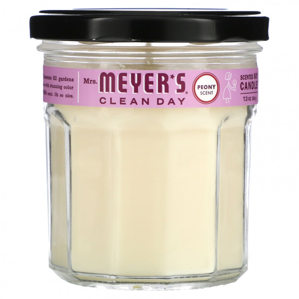   Mrs. Meyers Clean Day, Peony Candle, 204  (7,2 )    -     -,    