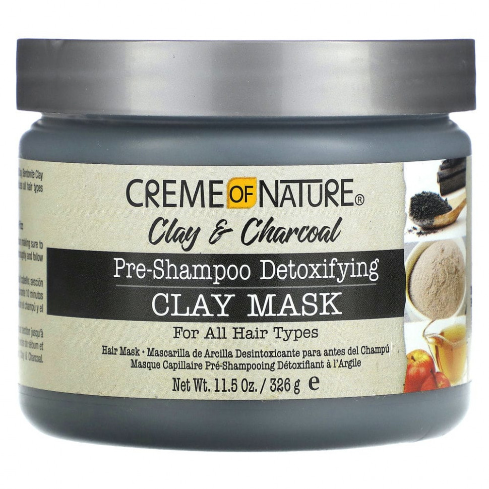   Creme Of Nature, Clay & Charcoal,      , 326  (11,5 )    -     -,    