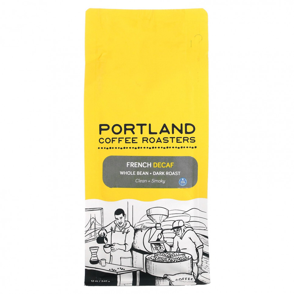   Portland Coffee Roasters, French Decaf,  ,  , 340  (12 )    -     -,    