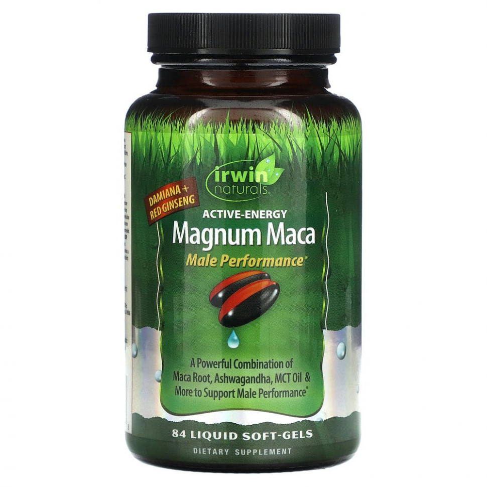   Irwin Naturals, Magnum Maca Male Performance, 84      -     -,    