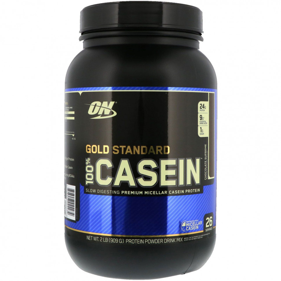   Optimum Nutrition, Gold Standard 100% Casein,     , 909  (2 )    -     -,    