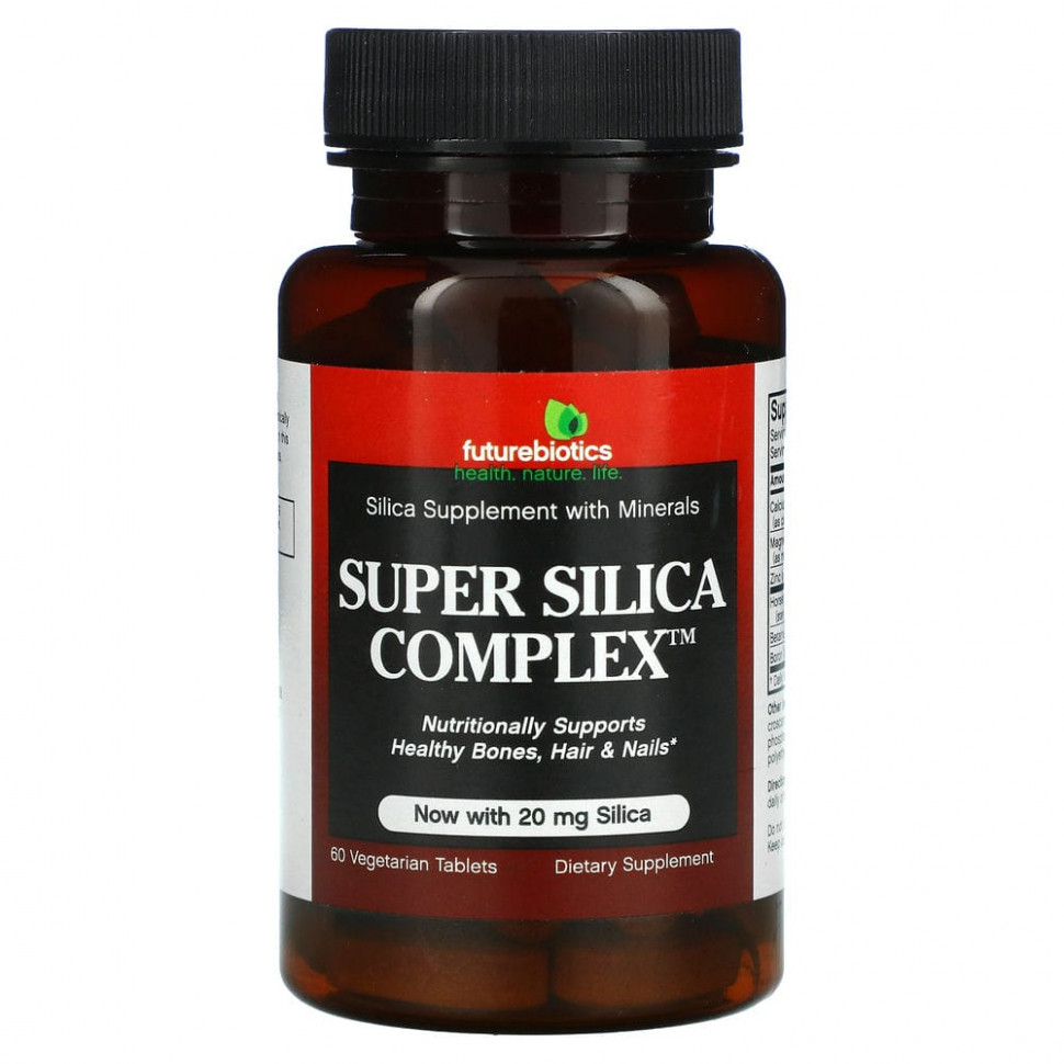   FutureBiotics, Super Silica Complex, 60      -     -,    