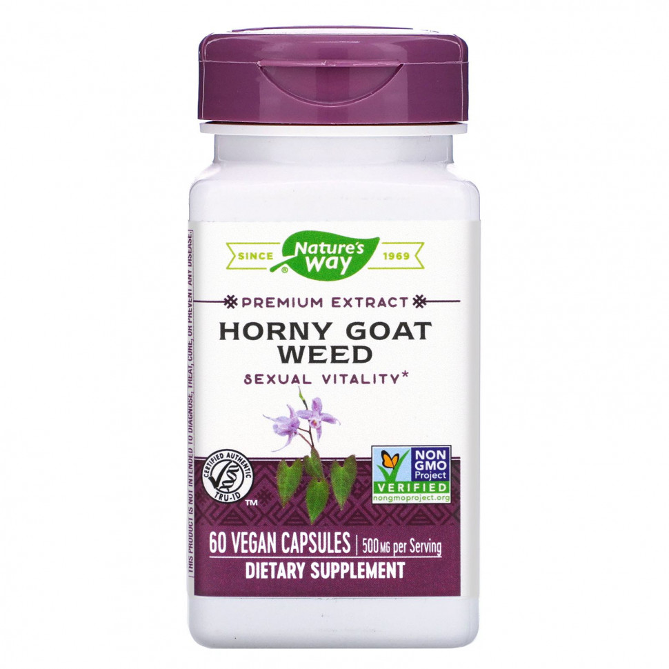   Nature's Way, Horny Goat Weed, 500 , 60      -     -,    