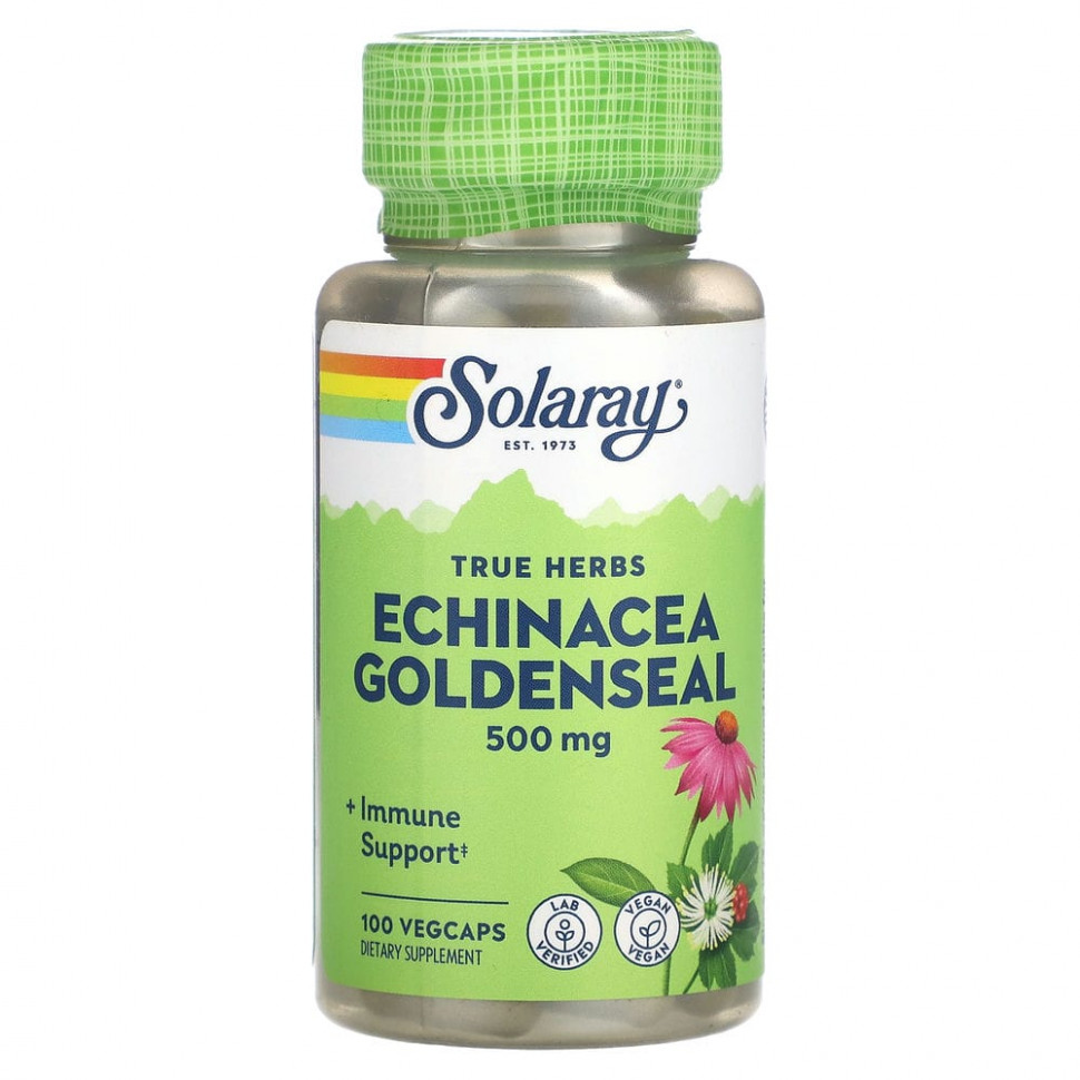   Solaray, True Herbs,  , 500 , 100      -     -,    