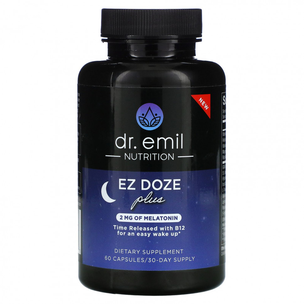   Dr Emil Nutrition, EZ DOZE Plus Melatonin, 60     -     -,    