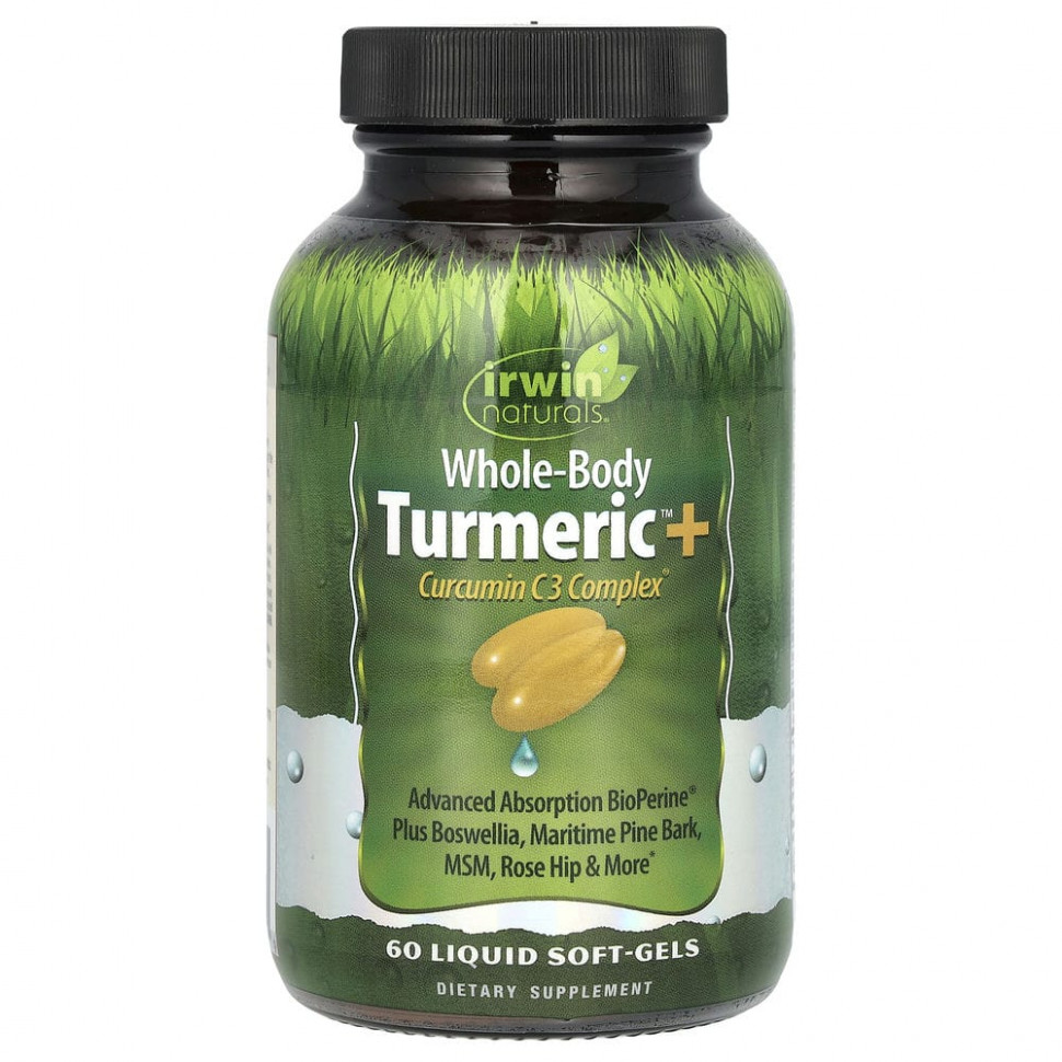   Irwin Naturals, Whole-Body Turmeric+, , 60       -     -,    