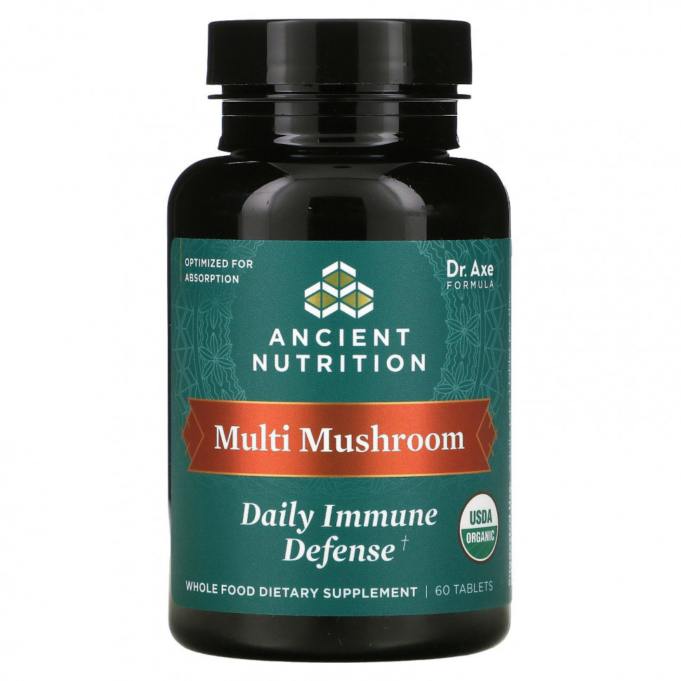   Dr. Axe / Ancient Nutrition, Multi Mushroom,   , 60     -     -,    