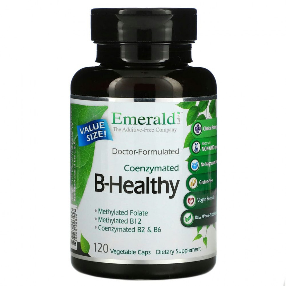   Emerald Laboratories, Coenzymated B-Healthy, 120      -     -,    