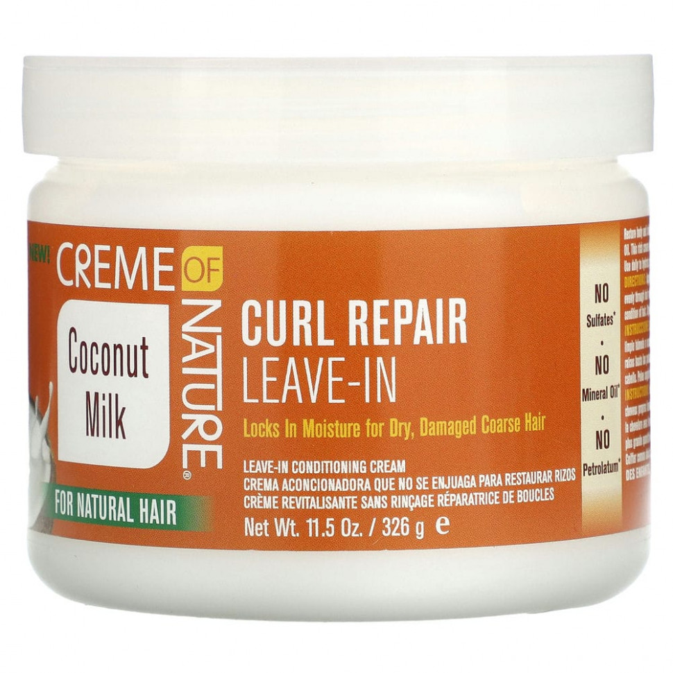   Creme Of Nature, Coconut Milk,     , 326  (11,5 )    -     -,    